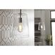 Clarion 1 Light Brushed Nickel Pendant Ceiling Light, Small